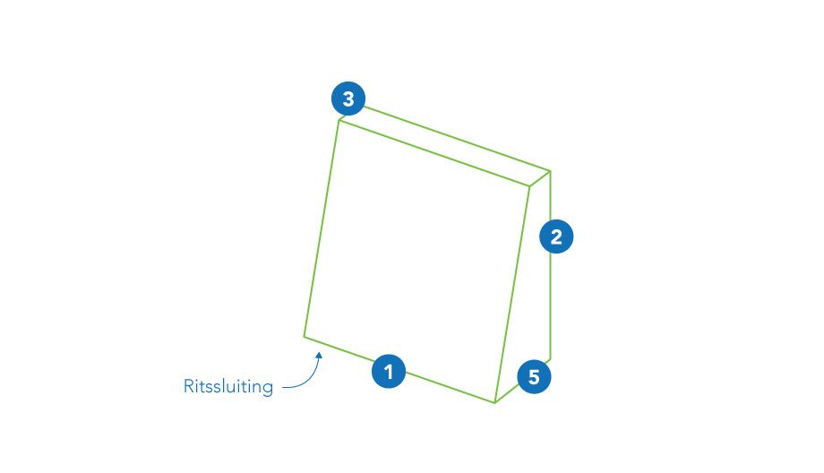 Rückenkissen schräg - Recht
